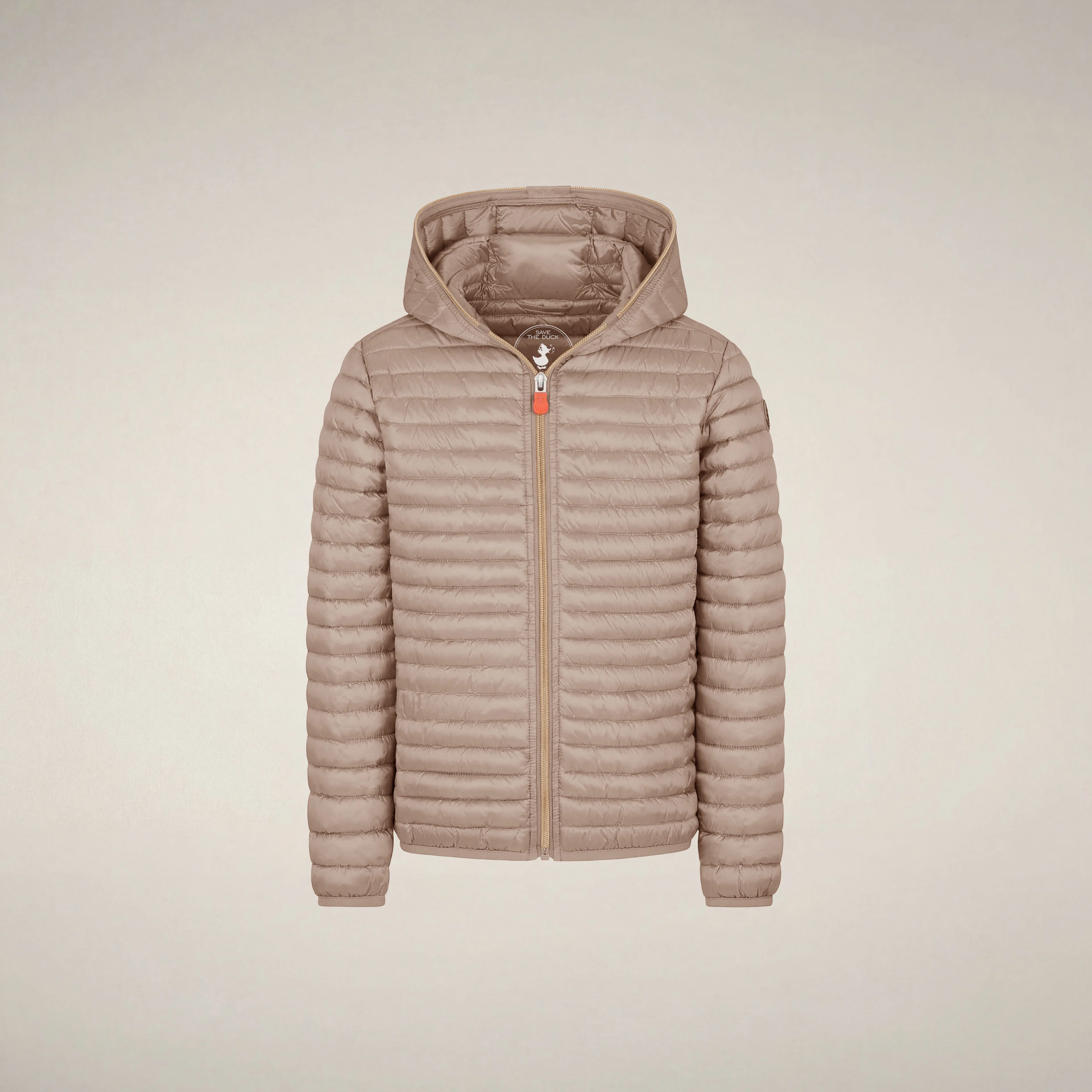 Piumino  bambina rosy beige sabbia